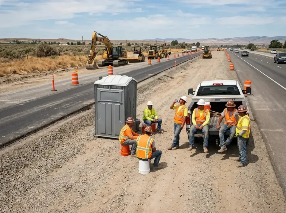 highway-road-construction-crew-007 — frequently asked questions, Porta Potty and Restroom Rentals in Woodfield, SC